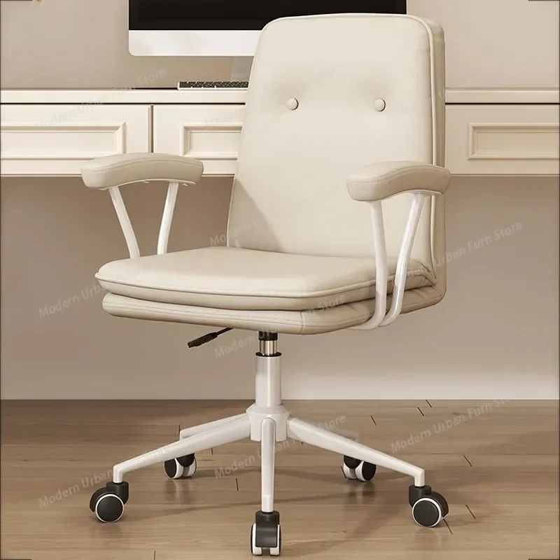 

Floor Support Office Chair Executive Italian White Living Room Office Chair Mobile Lazy Study Cadeira Para Escritorio Furniture