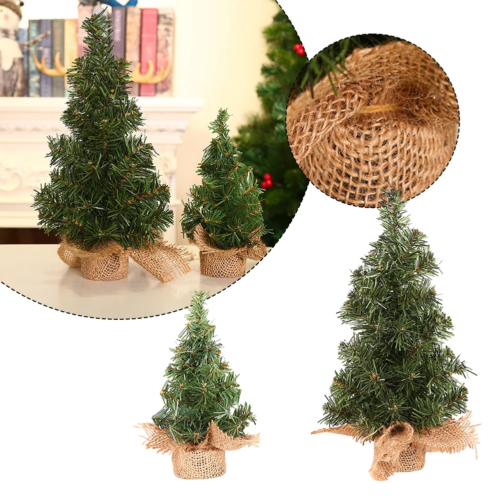 Decor Mini Christmas Tree Party Festival Ornament Table Top Xmas Tree 1pc Artificial Decorated Tree Desk Brand New