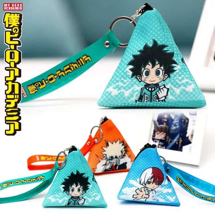 My Hero Academia Unisex Midoriya Izuku Bakugou Katsuki Todoroki Shoto Offizielle Autorisierung Animation Münzgeldbörse Geldbörse