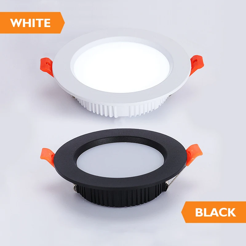 6pcs LED Downlight 5W 7W 9W 12W 15W 18W Ceiling Spot Light Recess Lamp Warm White/Cold AC220V-240V