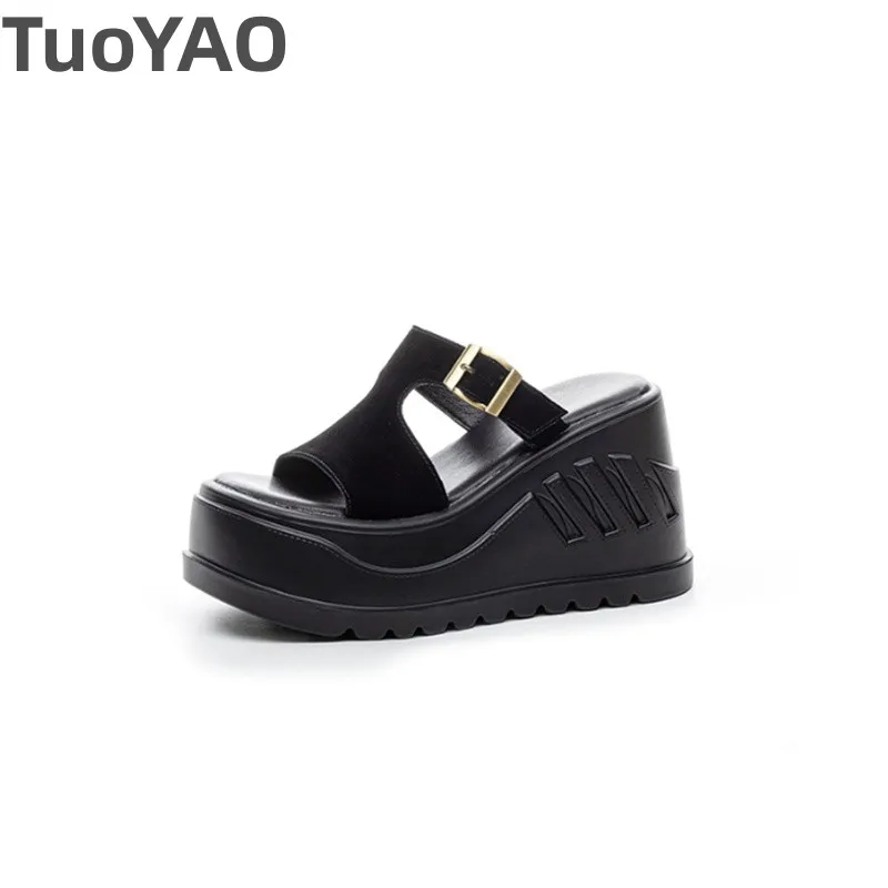 

Женские сандалии из синтетической кожи из микрофибры 10 см, женские летние кроссовки на танкетке, туфли с открытым носком, туфли-лодочки, шлепанцы, шлепанцы