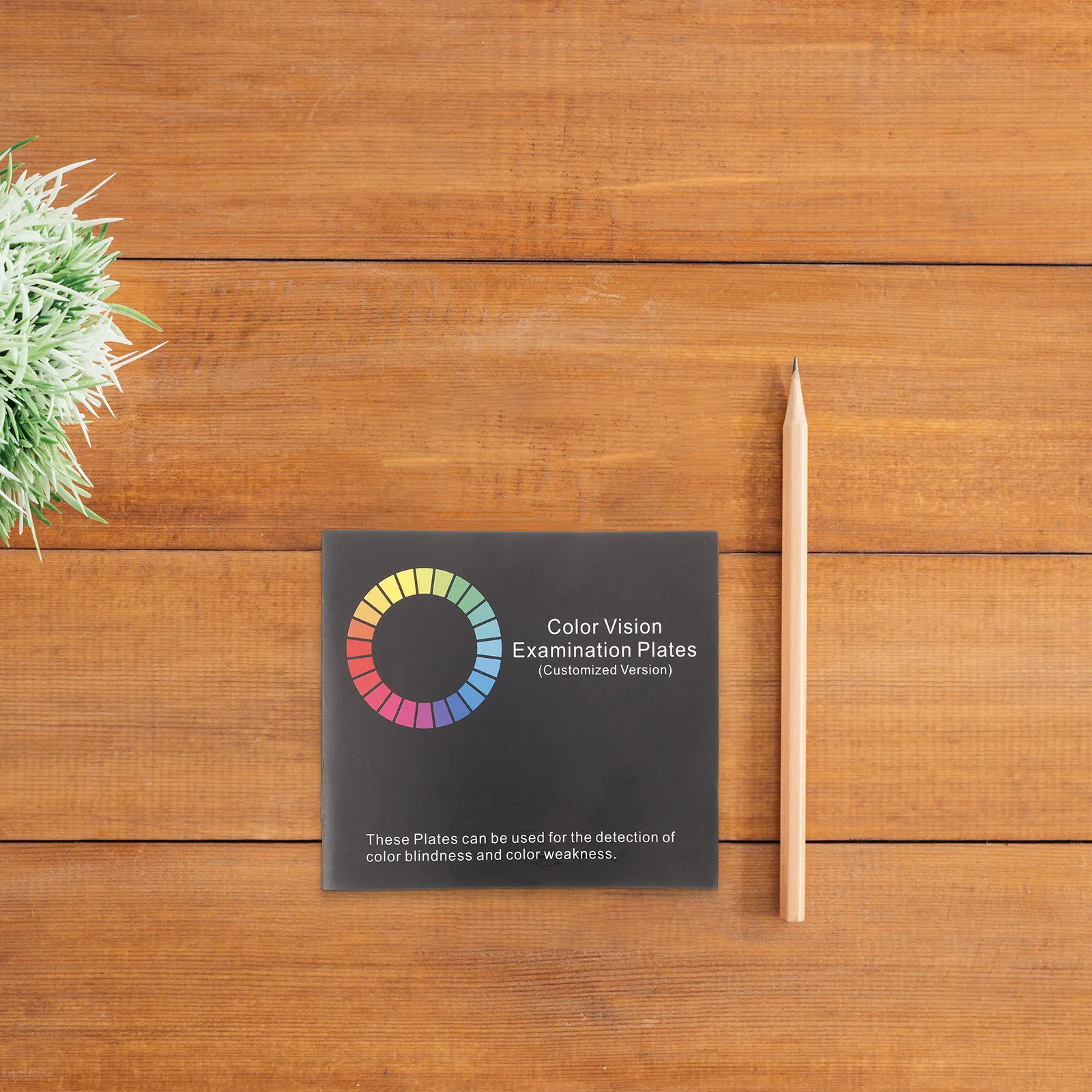 Testing Card Album Hardcover Vision Test Book for Drivers Early Detection of Color Deficiency Visual Examination