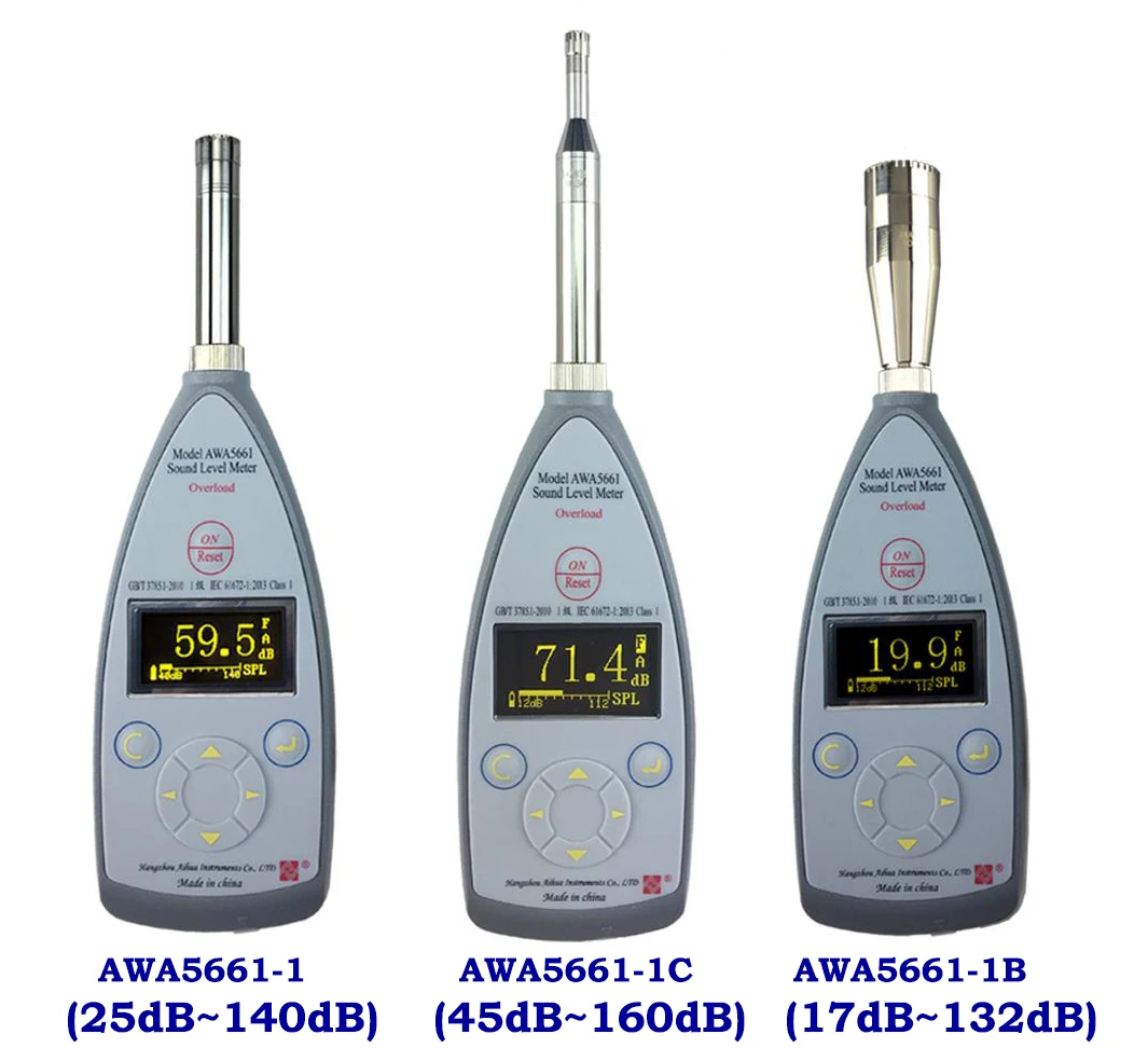 AWA 5661-3 Portable Noise Meter Sound Level Meter 5661-2 5661-3 sound level meter