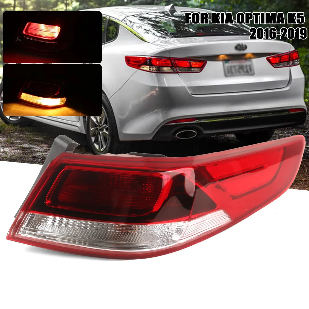 

Left/Right Side Tail Lamp for Kia Optima K5 2016 2017 2018 2019 Rear Tail Light Brake Lamp with