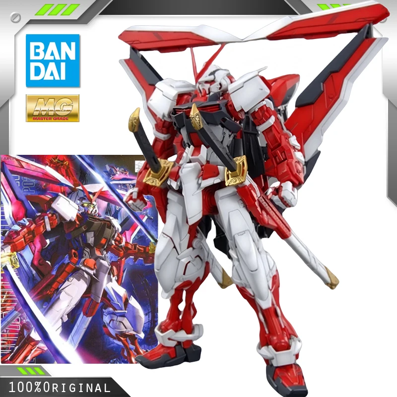 

BANDAI Anime MG 1/100 MBF-P02 Astray Red Frame KAI New Mobile Report Gundam Assembly Plastic Model Kit Action Toy Figures Gift