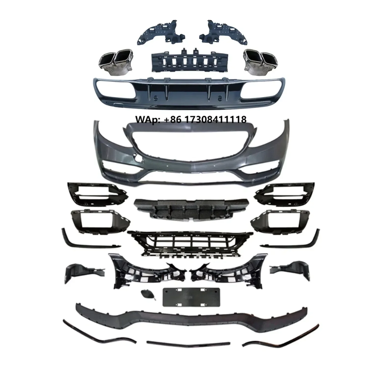 

W205 Body Kit Car Bumpers 2019 C63 Full Bodykit For W205 C63 Upgrade kit