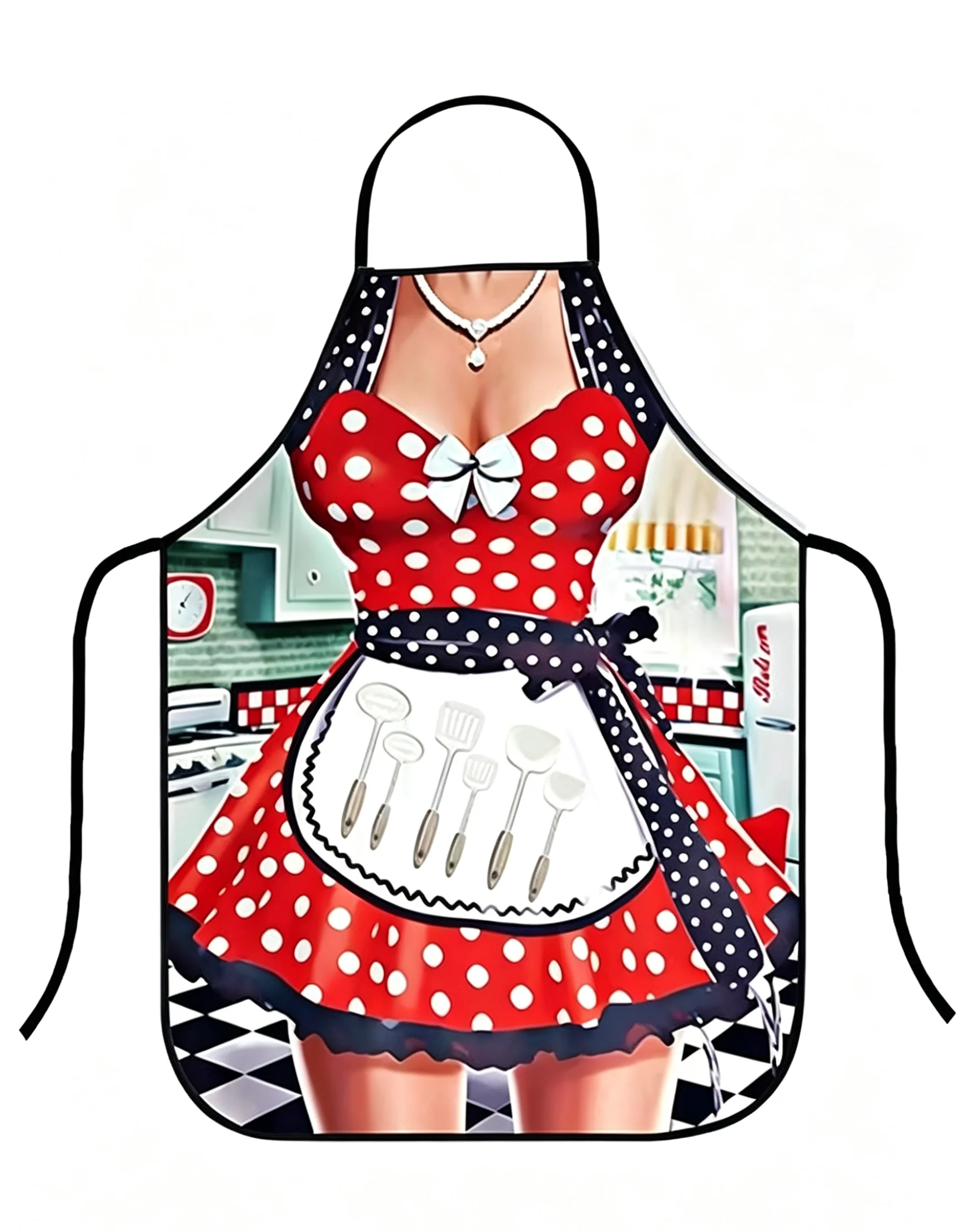 Creative, Personalized & Fun Design, Nano Waterproof & Oil-Proof Apron, Suitable for Household, Commercial Use, BBQ Parties, Wed