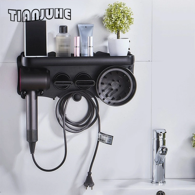 Hair Dryer Holder Wall Mounted  Stand Blow Dryer Holder Hair Tool Holder Rack Organizer for Dyson Supersonic Hair