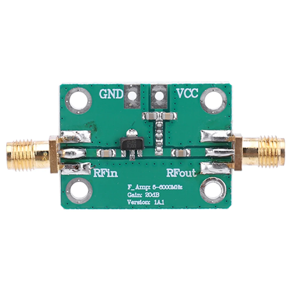 HMC580 LNA Module DC 3.3-5.5V 1-1000MHz RF Wideband Amplifier Vpp=5V Radio Frequency Amplifier Module for Short Wave FM Radio