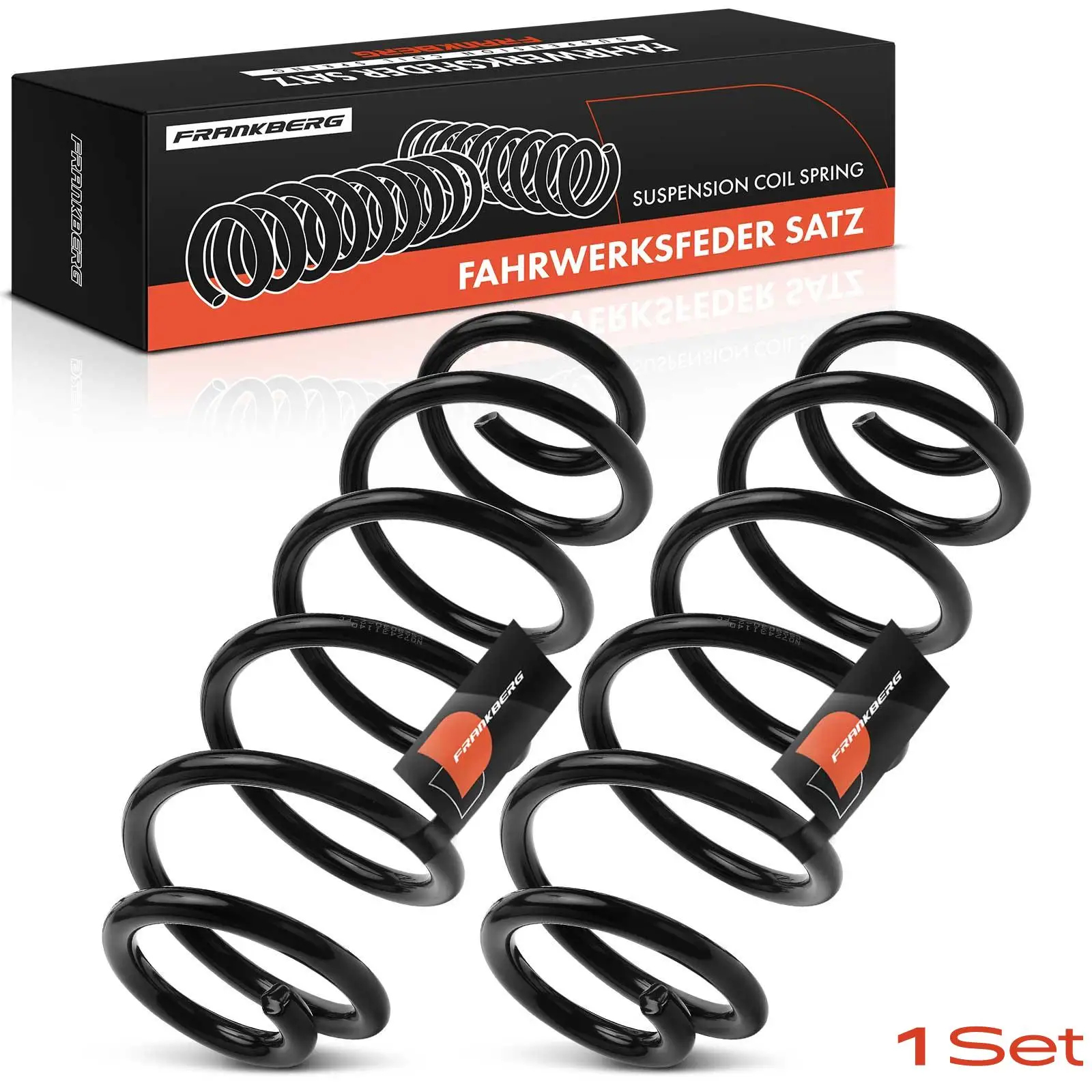 Frankberg 2x Fahrwerksfeder Vorderachse für Skoda Superb I 3U4 2.5L 2.8L 2001-2008 RH3373 RH2903 RH3374
