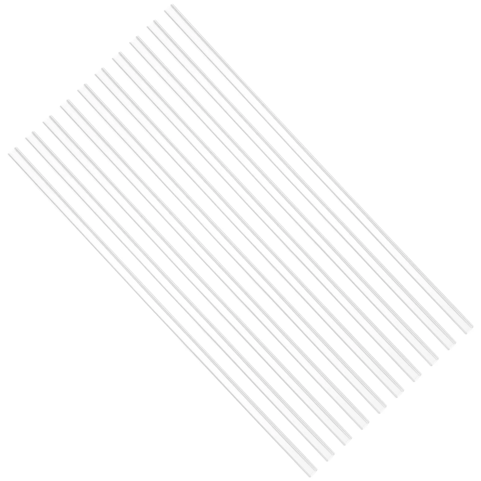 

10Pcs Reusable Clear Silicone Straws Long Flexible Drinking Straws Reliable Multipurpose Silicone Drinking Flexible Straw