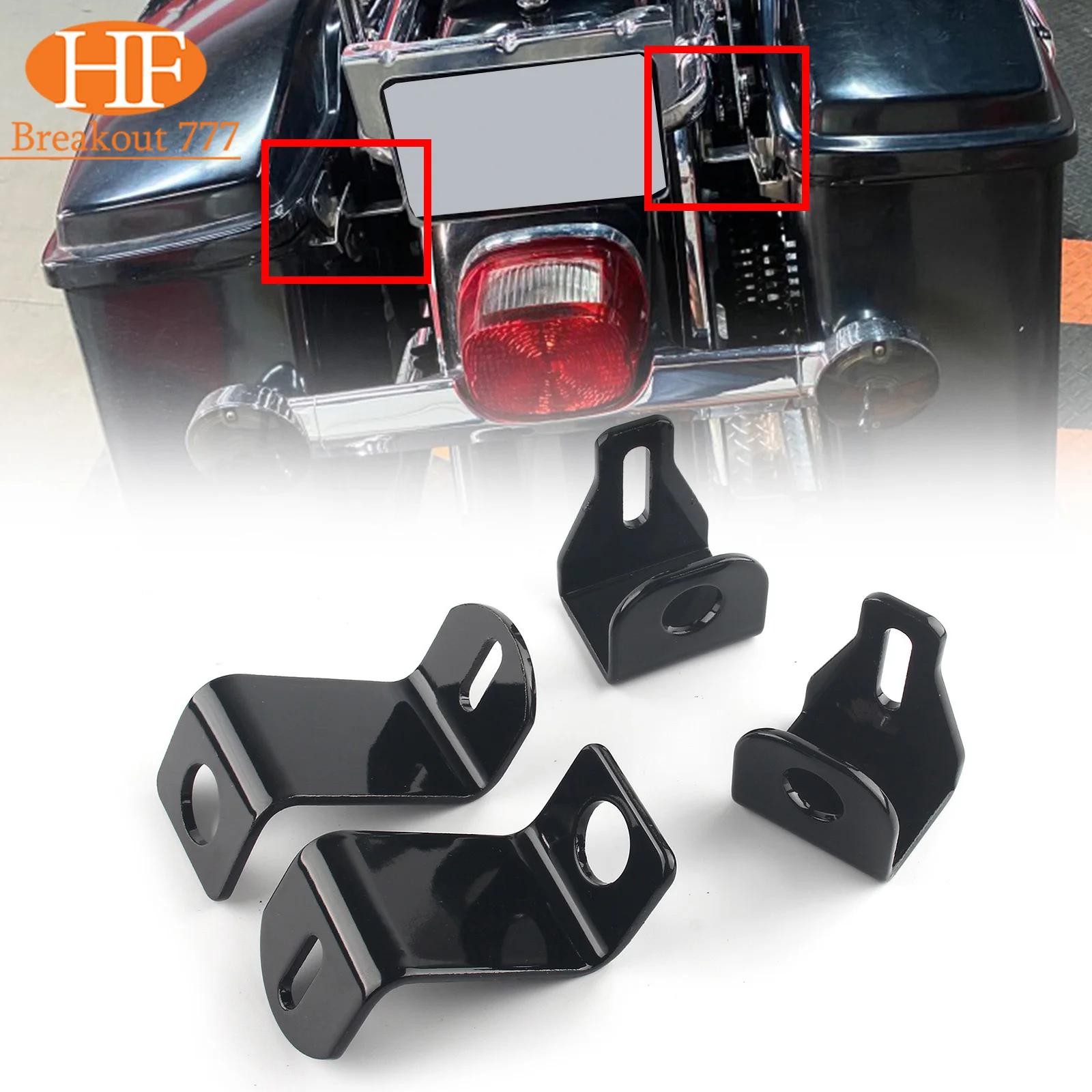 Saddlebag Lock Mounting Kit For Harley Touring Models Road King, Street Glide Electra Glide Road Glide 1999-2007