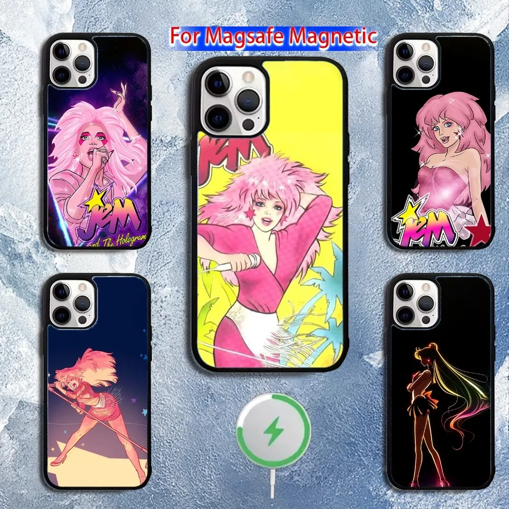 

J-Jem And The Holograms Phone Case For iPhone 16,15,14,13,12,11,Pro,Max,Plus,Mini,Magsafe,Magnetic Wireless Charging Case