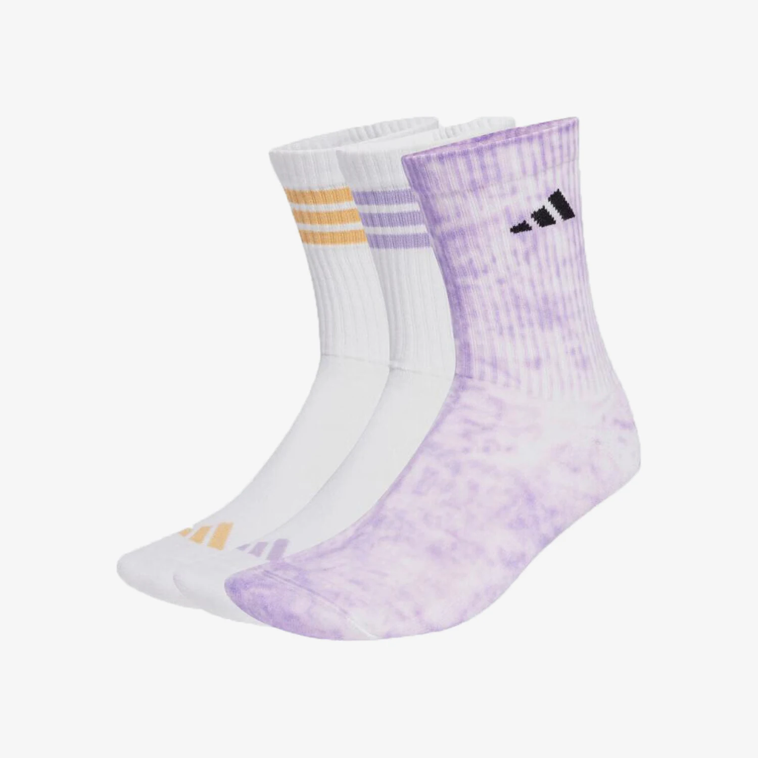 

Adidas genuine women's casual knitted mid tube socks three pairs set KA8092