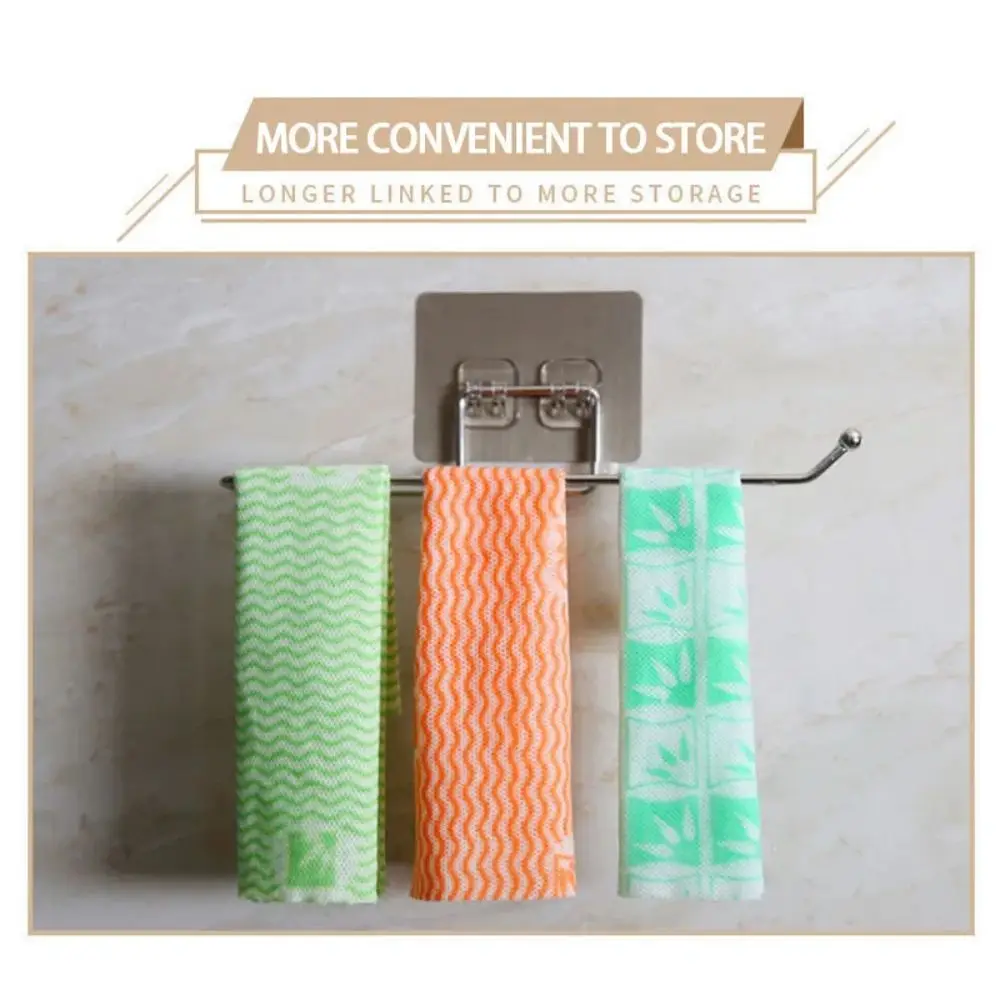 4/1PCS Kitchen Paper Holder Towel Storage Hook Toilet Paper Holder Towel Stand Storage Rack Tissue Holder Bathroom Organizer image 3