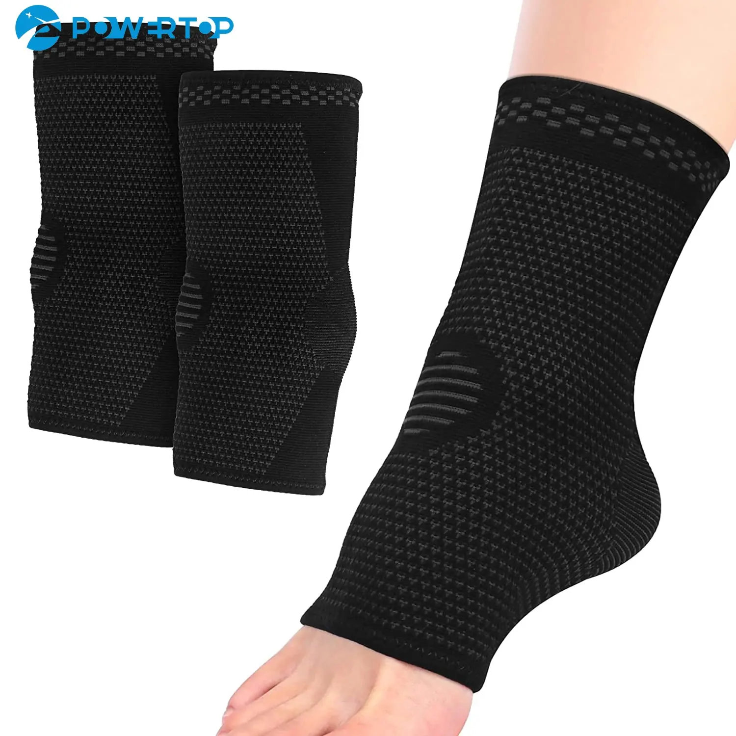 1PCS 3D Compression Nylon Ankle Support Protector Football Basketball Ankle Brace Protective tobillera deportiva