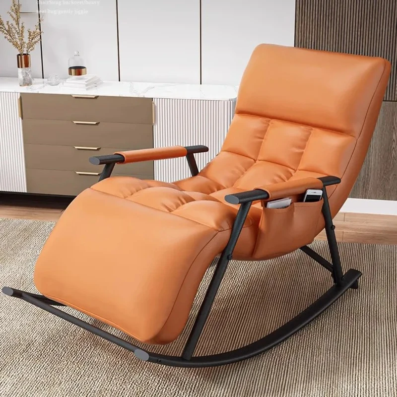 Zero Gravity Recliner Chair Nap Living Room Rocking Lounger Sofa Bed Balcony Sleeping Leisure Seating with Ergonomic Backrest