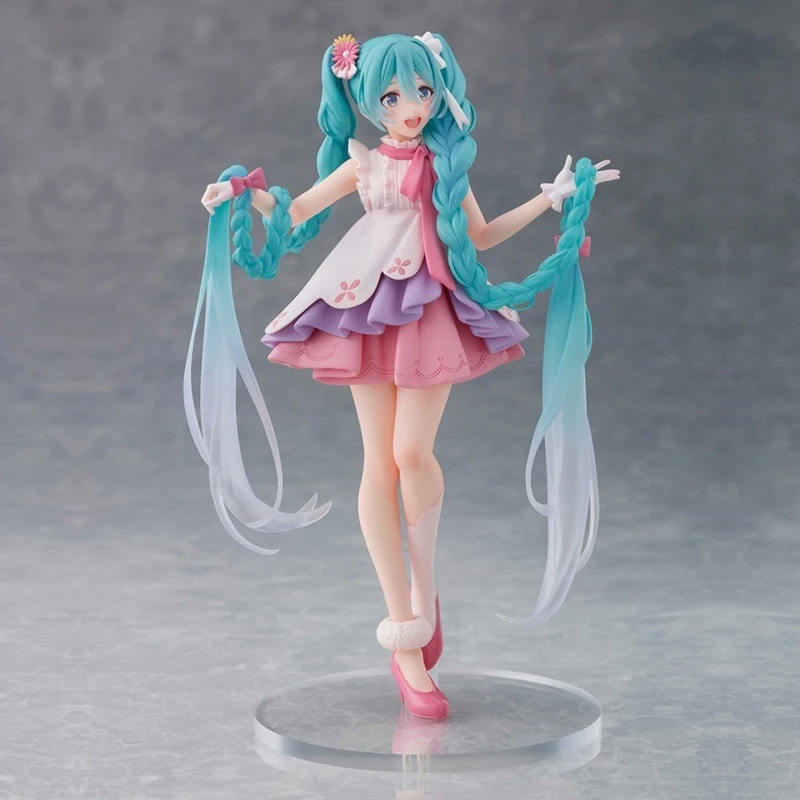 Hatsune Miku Animation Surrounding Cherry Blossom Caring Sailor Suit Handmade Model Anime Cinderella Chuyin Desktop Car Mounting