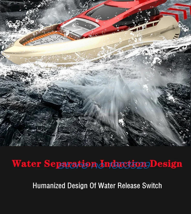 

Summer MINI Convenient Hight Speed RC Speedboat Boat 2.4G Dual Motor Multiplayer Competition Waterproof Remote Control Boat Gift