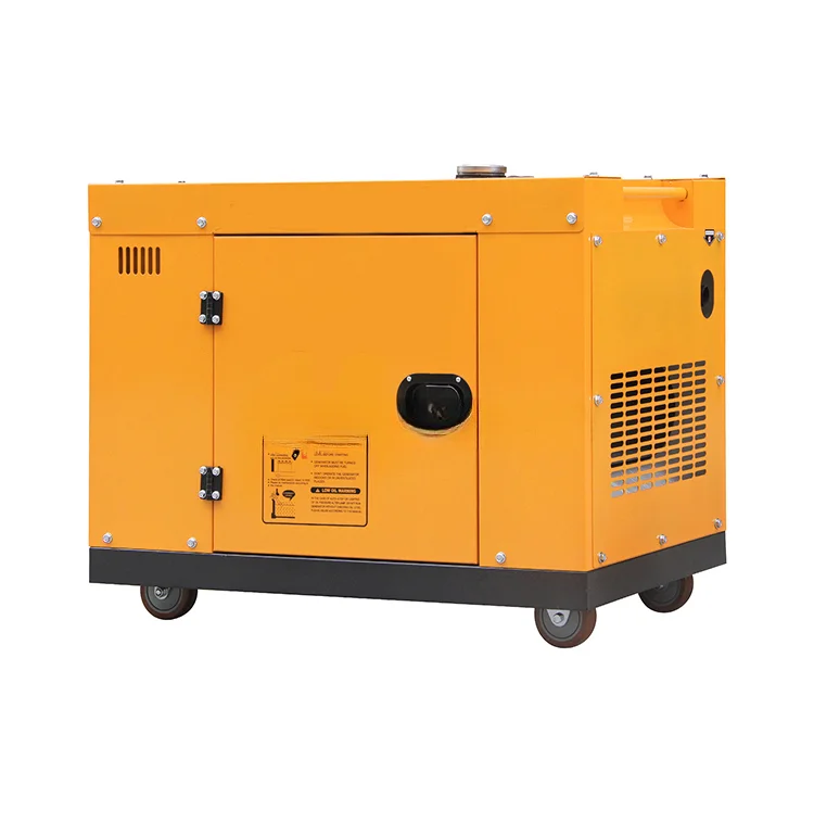 high quality  silent portable diesel generator For   8KW 50/60hz for sale used in home