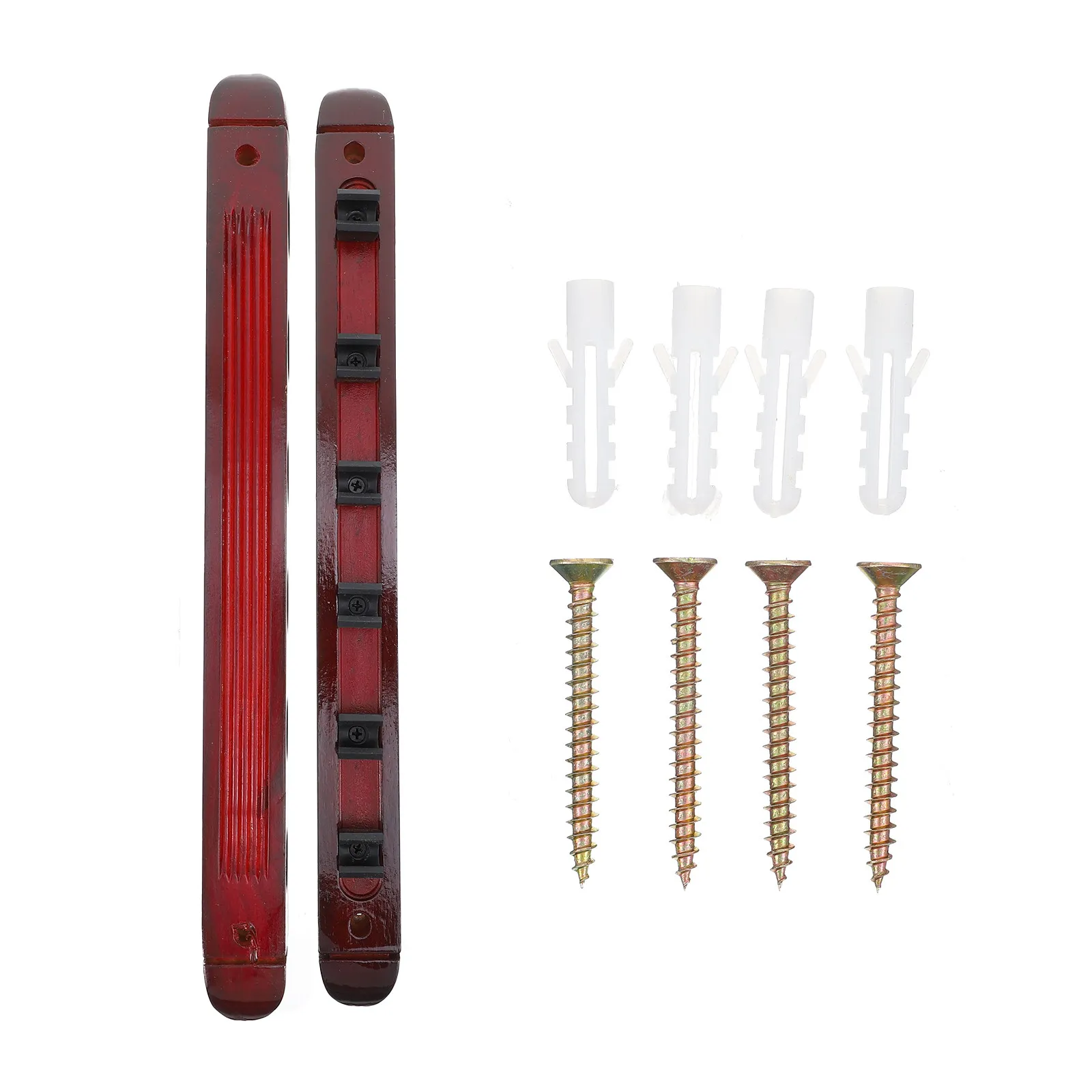 

1Set Premium Wood Billiard Cue Rack Wall-Mounted Six Holes Pool Stick Holder Organize Cues Neatly Prevent Damage Gift Idea