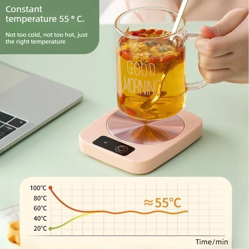 

EU Plug 220V US Plug 110V Heated Insulation Coaster, 55 Degrees Warm, Suitable for Adults and Infants