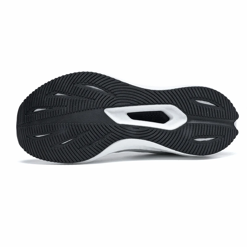 Men Women Breathable Mesh Running Shoes, Summer Casual Sports Sneakers, Fashion Trainers Double Layer EVA Sole, Black White Pink