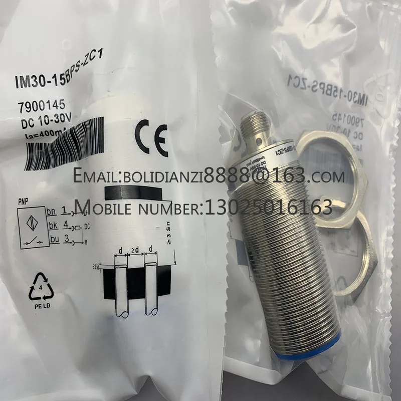 Sensor Proximidade Switch Switches, IM30-15BNS-ZC1, IM30-15BPS-ZC1, Em estoque