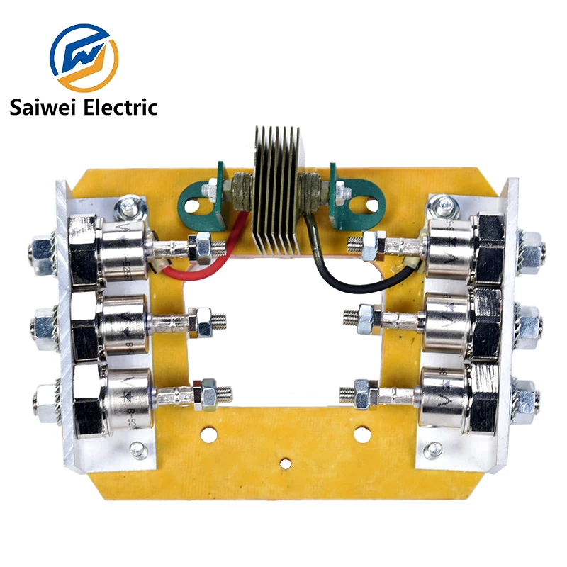 XT-1-40F7A XT-1-40F12A 1000KW To 3000KW Marathon Generator Rectifier Wheel Module With Rotating Diode Surge Suppressor