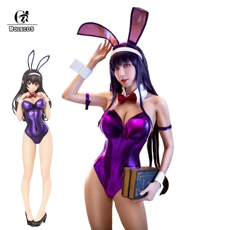 Rolecos Utaha Kasumigaoka bunny girl cosplay costume women sexy costume anime saenai heroine no sodatekata cosplay Halloween