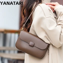 Luxury handbags female crossbody bags Tofu small square shoulder bag women bags new fashion 2024 genuine cowhide leather satchel