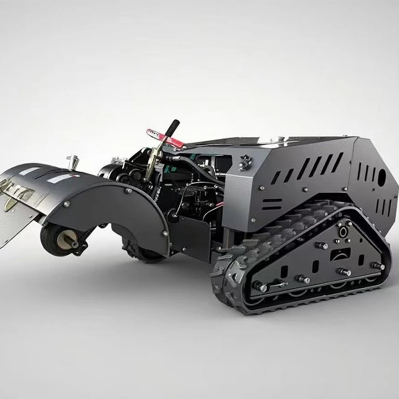 Multifunctional Crawler Rotary Tiller with Remote Control Remote Monitoring 450kg Tractor & Excavator for Agriculture view 4