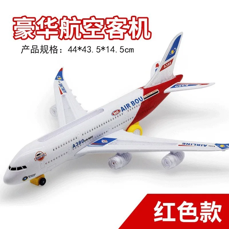 A380 Vliegtuig Groot Lang Elektrisch Modelvliegtuig Speelgoed met Geluid en Licht Kinderspeelgoed Kinderen Airbus Speelgoed Jongensauto