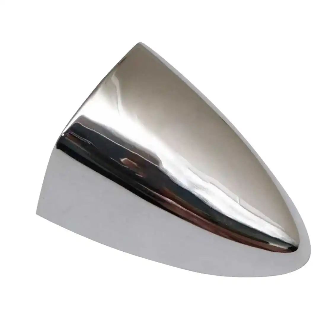 Car Front Right Side Outer Door Handle End Bezel Cover Cap without Key Hole Fit for Honda Accord 2013-2017 Chrome Plastic