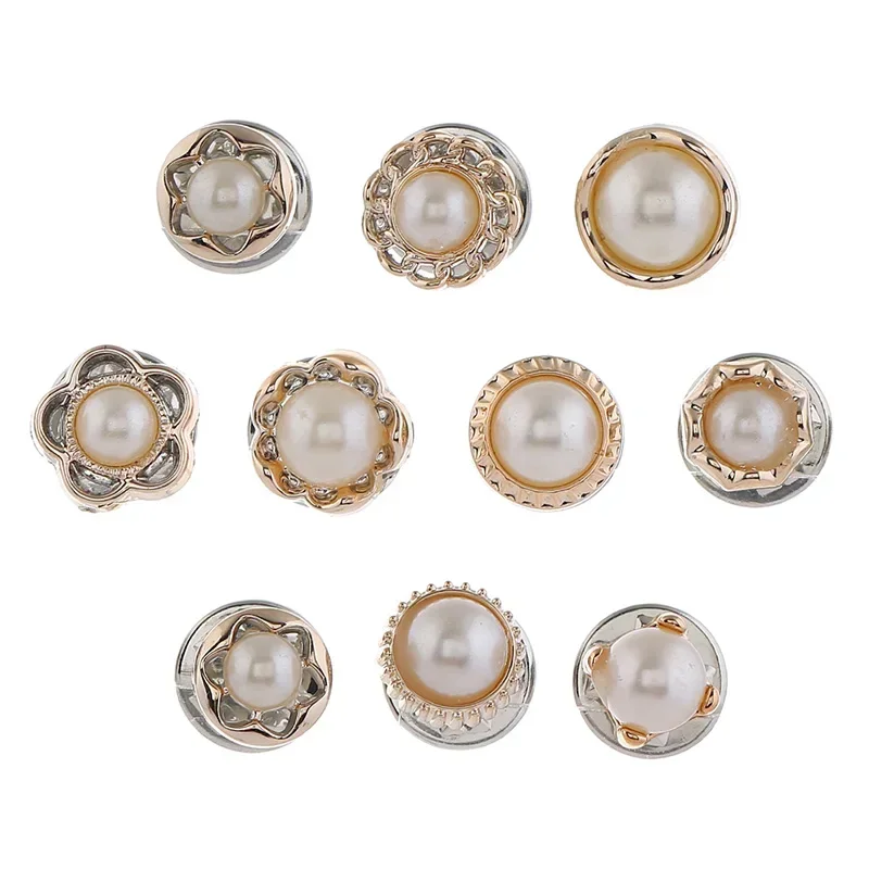 10pcs/Lot Button Brooch Prevent Accidental Exposure Buttons Brooch Pins Badge Cufflinks Button Detachable Button Clothes Decor