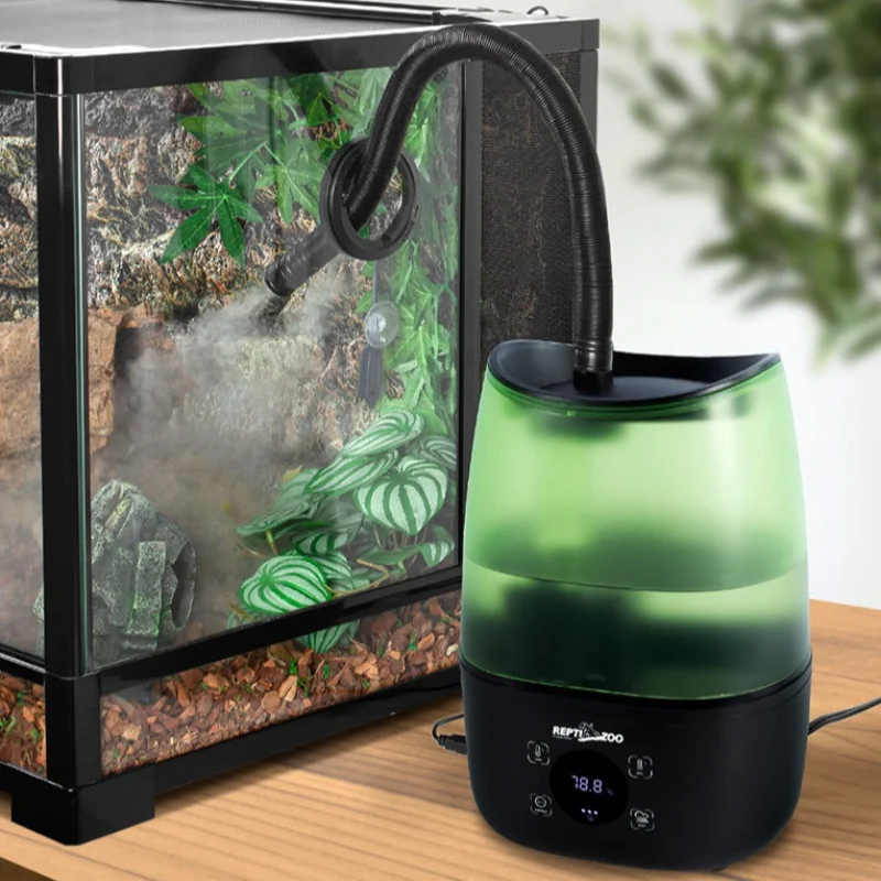 Large Capacity Reptile Humidifier Intelligent Adjustable Silent Lizard Humidifiers Tree Frog Terrarium Nebulizer Reptile Sprayer