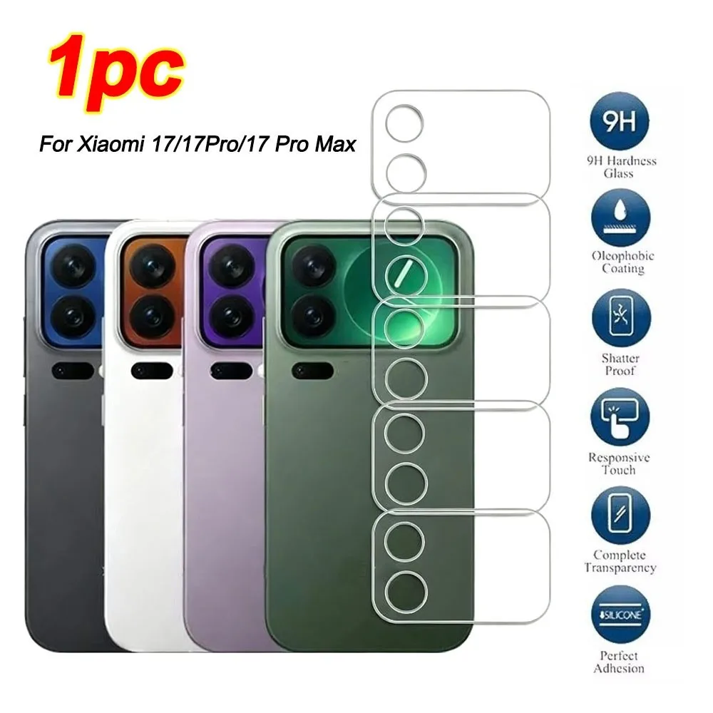 3D Full Coverage Lens Protector Anti-scratch 9H HD Camera Lens Cover All In One for Xiaomi 17/17Pro/17 Pro Max