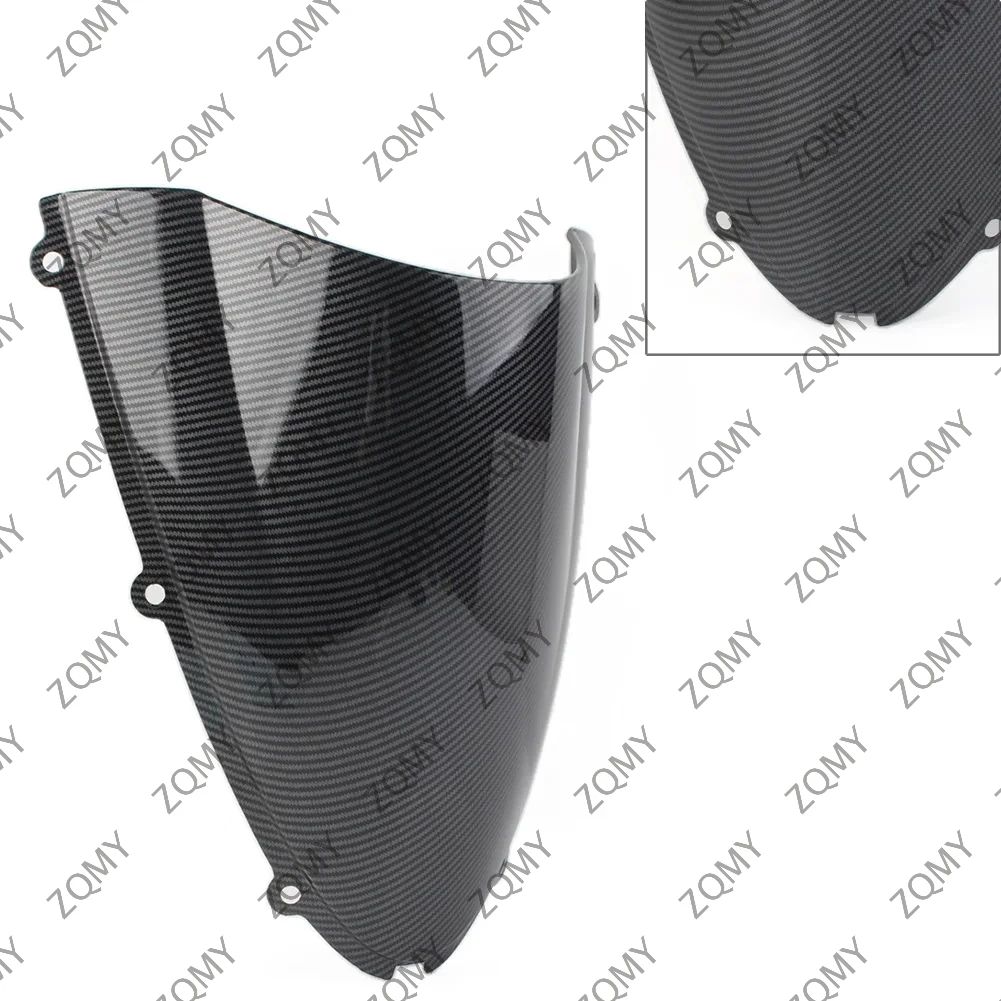 

Motorbike Windshield For Kawasaki Ninja ZX6R 636 2005 2006 2007 2008 Windscreen Double Bubble Wind Screen Shield Deflector