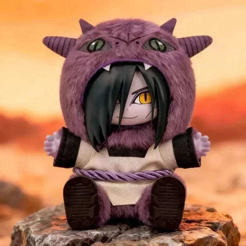IN stock Bandai 2.0 Naruto Plush Blind Box Shippuden Party Doll Sitting Figure desk decoration Plush Blind Box Christmas Present