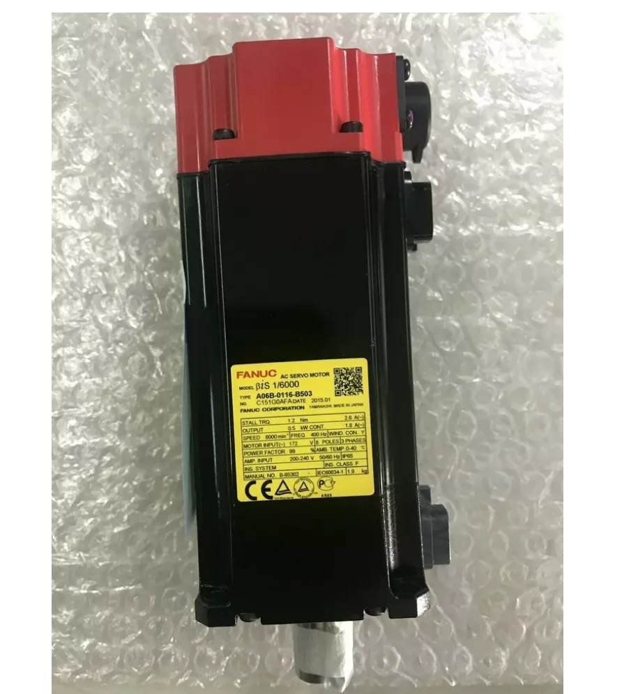 A06B-0116-B503 New FANUC AC Servo Motor 12 Months Warranty A06B 0116 B503