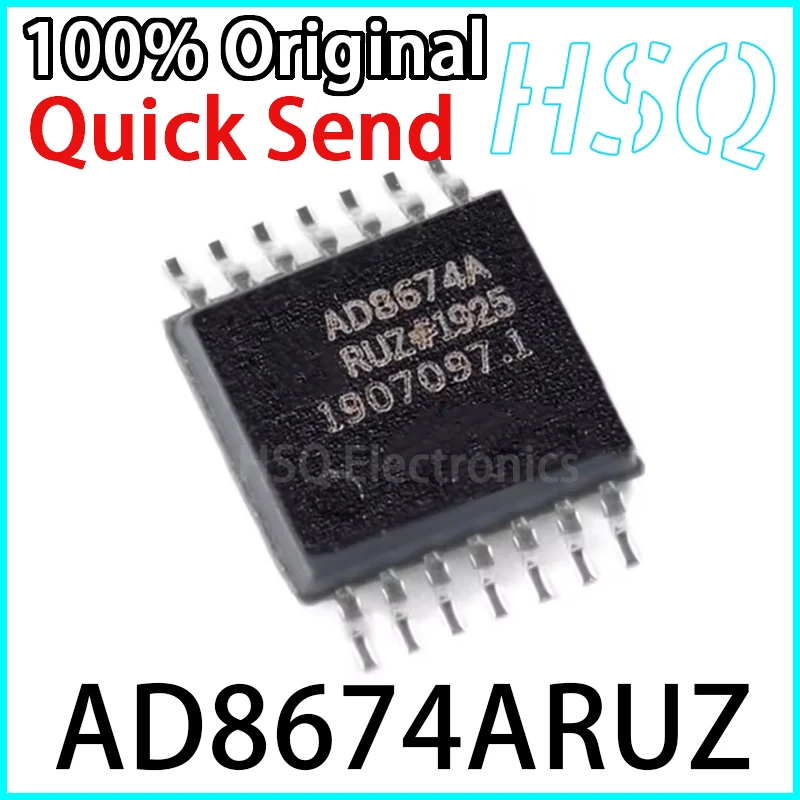 

1PCS AD8674ARUZ AD8674ARU Precision Operational Amplifier Package TSSOP-14 Brand New Original