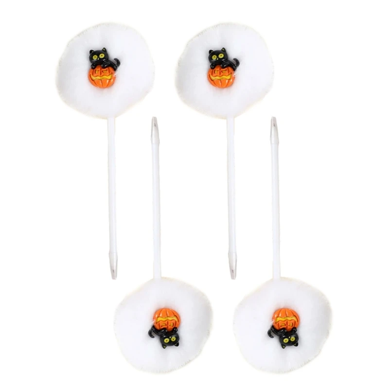 4 قطعة هلام الهالوين القلم الكرتون هلام القلم مضحك الكتابة القلم 0.7 مللي متر القلم تلميح للكبار طالب الكتابة مشيرا إلى اليومية