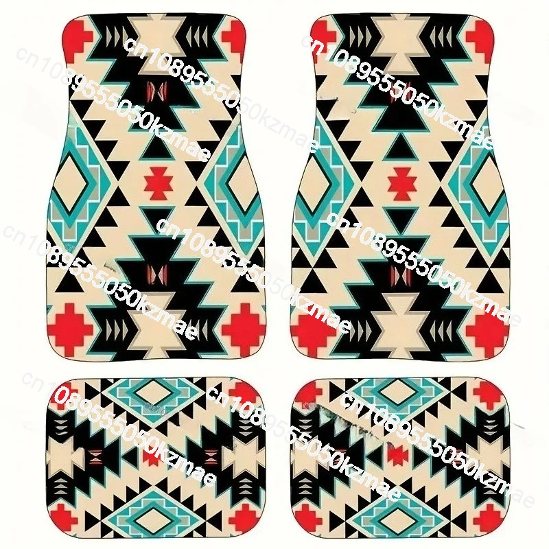 

Suitable for car floor mats four-piece anti-fouling bohemian