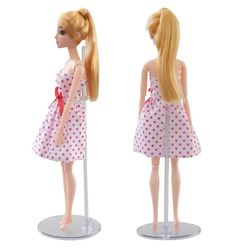 5/10Pcs Transparent Doll Display Stands Barbie Dolls Support Figure Holder Children Toys Accessories Puppet Model Stand - view 6