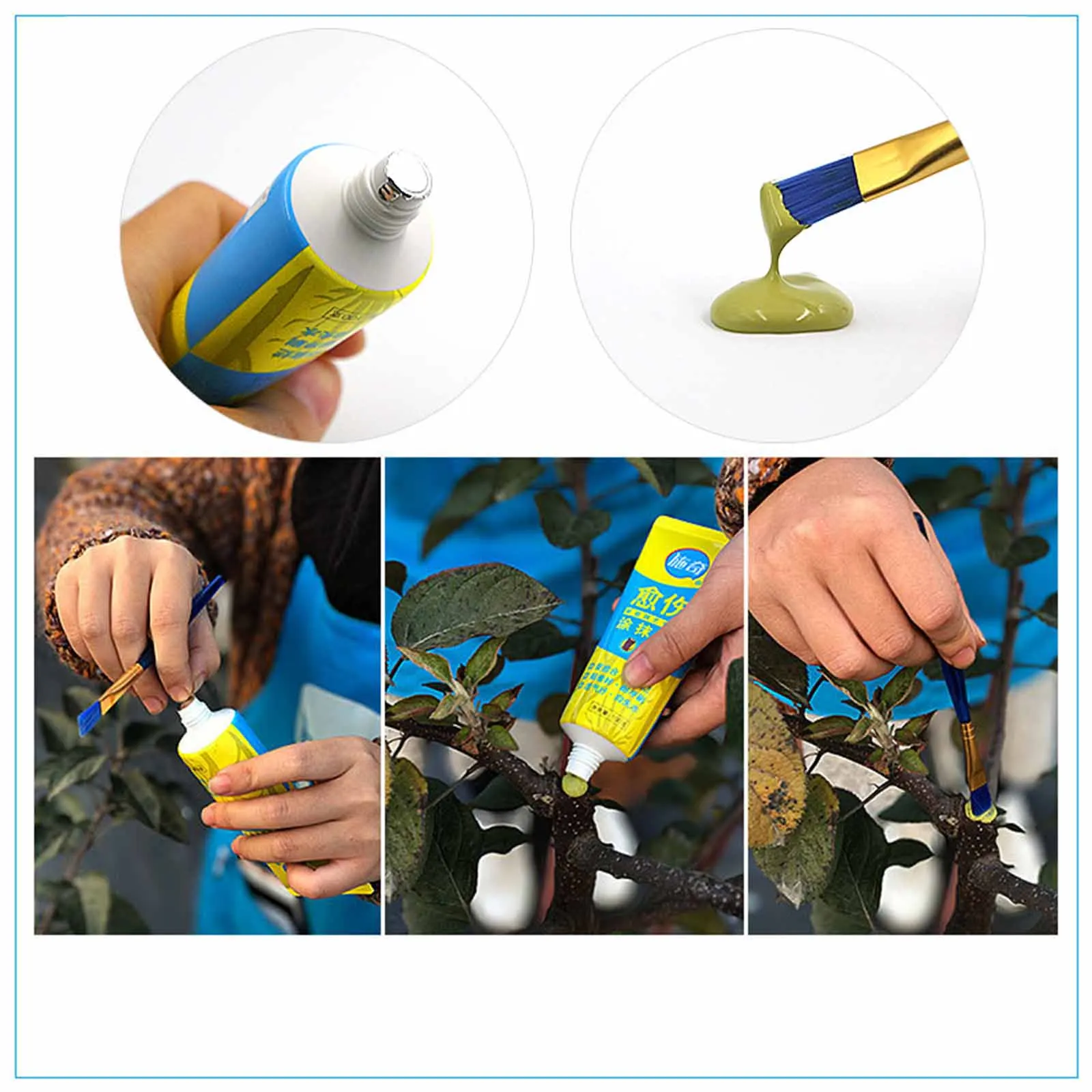 Tree Pruning Sealer Protective Seal Ready to Use Healing Paste for Bushes Plant Grafting Pruned and Damaged Trees Bonsai Shrubs