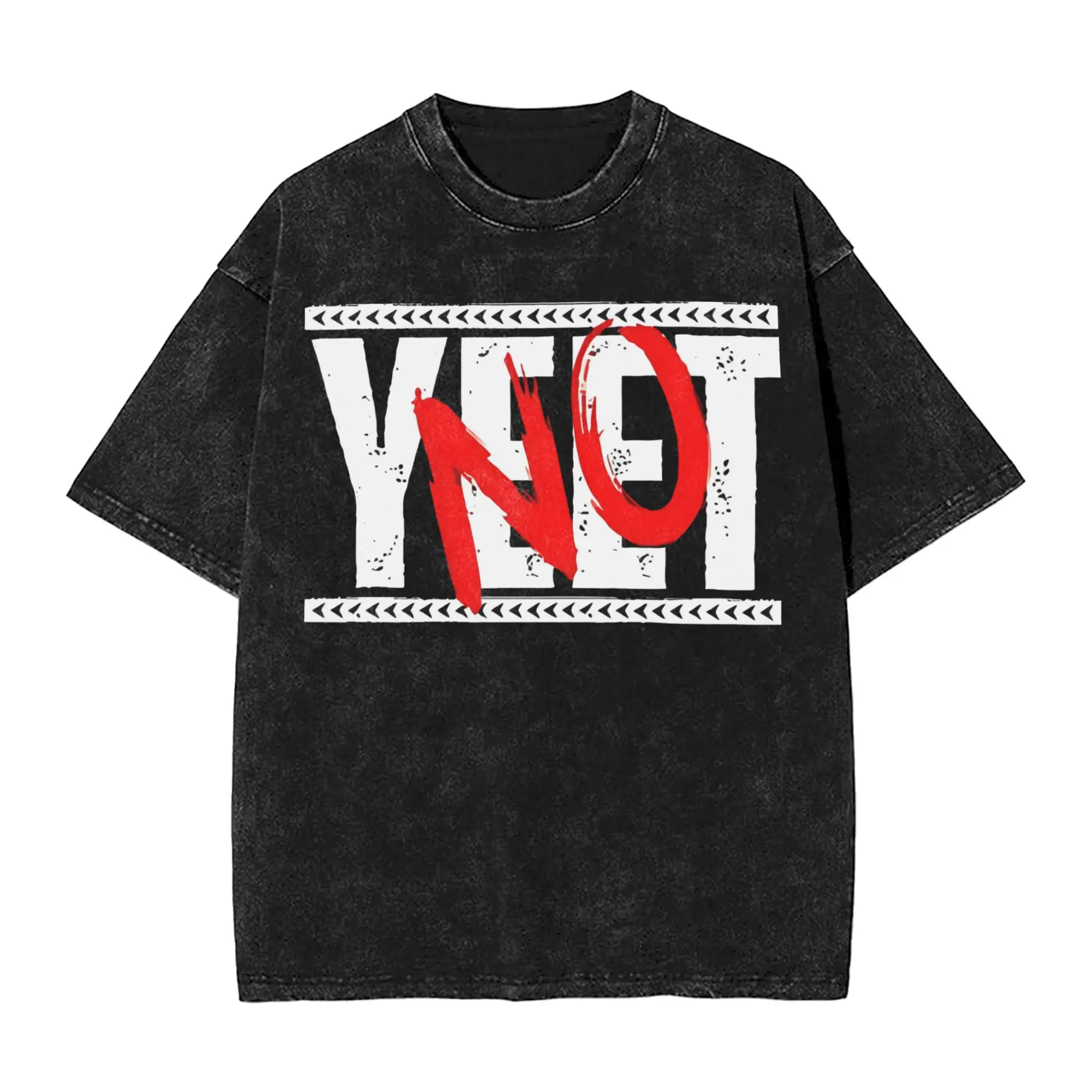 Jey Uso Yeet wrestling wrestler Outfit Washed T Shirt for Men Women Streetwear Hip Hop T-Shirt Printed  Tees Tops Short Sleeve