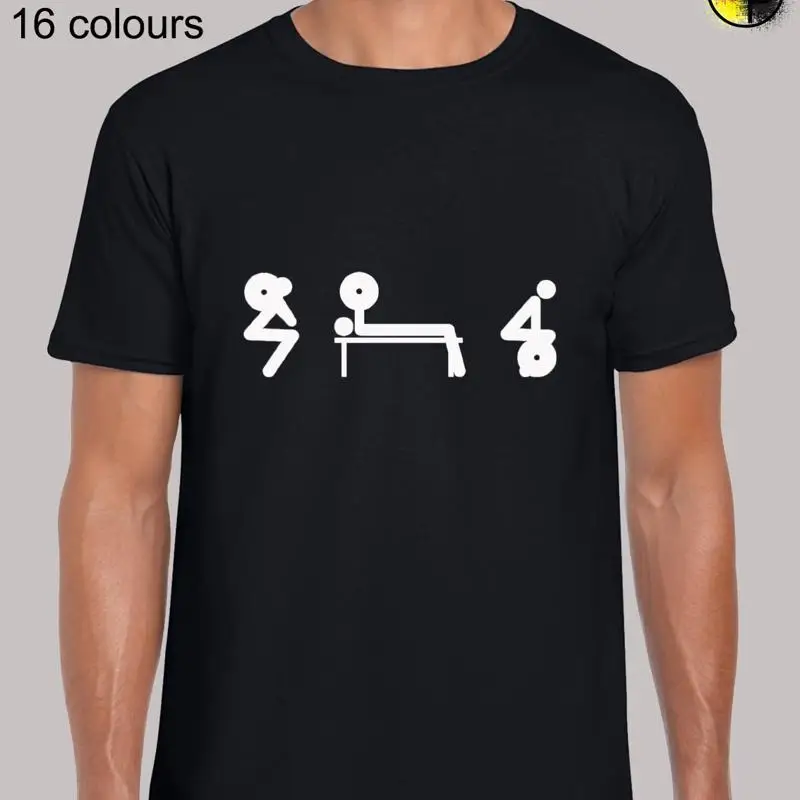 Camiseta de entrenamiento de peso muerto de banco de sentadillas, camiseta de ajuste Regular para gimnasio, camiseta para hombres