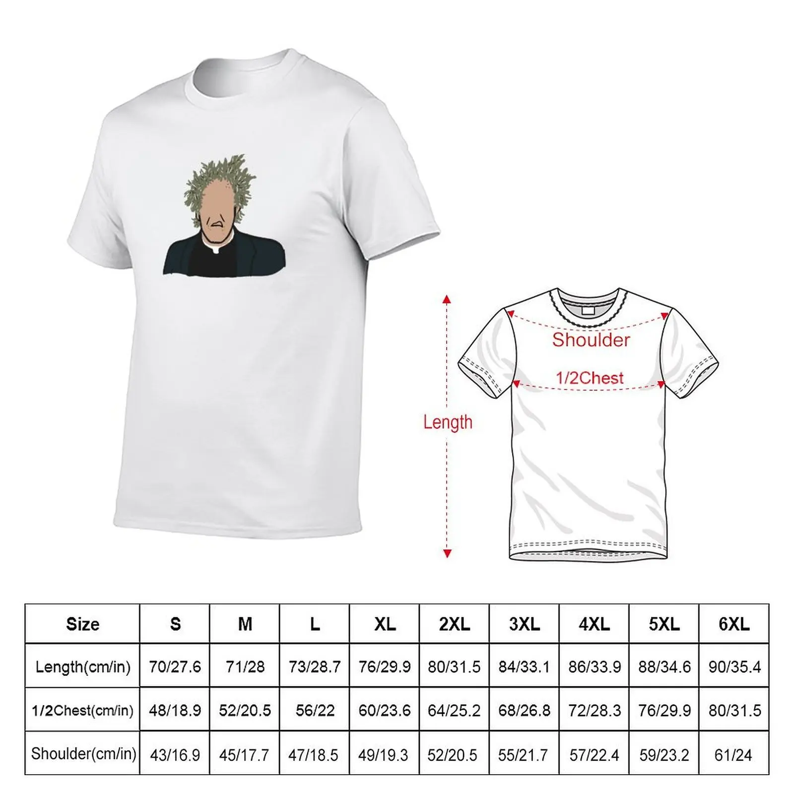 Fr Jack - Funny Father Ted fan design T-Shirt custom t-shirts summer top compression shirt men
