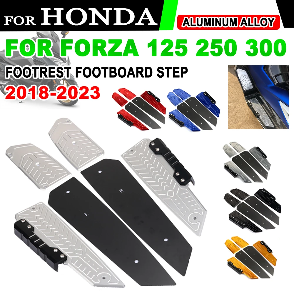 Motorcycle Accessories For Honda Forza300 MF13 FORZA 300 125 250 Forza250 2018-2023 Forza150 Footrest Footpad Pedal Plate Parts