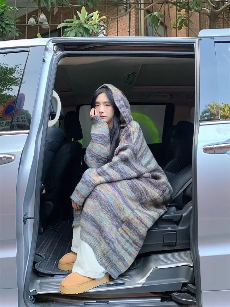 

Женские удлиненные кардиганы розового цвета для весны, приталенные, в стиле Харадзюку, с круглым вырезом, кружевной вязкой, ажурными вставками, оборками и декоративной планкой спереди, на каждый день